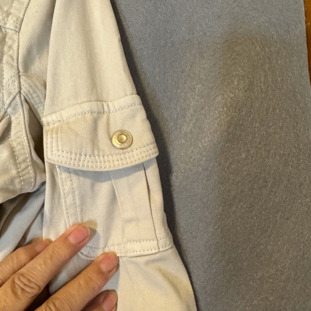 Kensie Cream Utility Jacket. Very Good Used Condition. - Picture 6 of 13